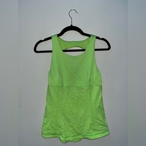 Electric Yellow/Green Lululemon tank top